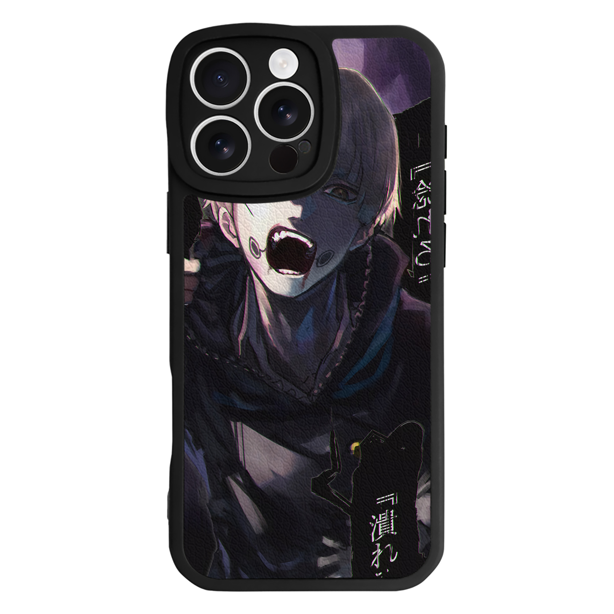 （画像用） 呪術廻戦 Jujutsu Kaisen 【iPhone 16シリーズ対応】シリコンスマホケース（レザー調） 材質：シリコン